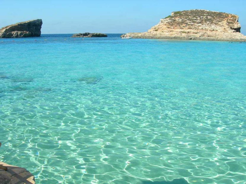 spiaggia bellissima del isola di malta